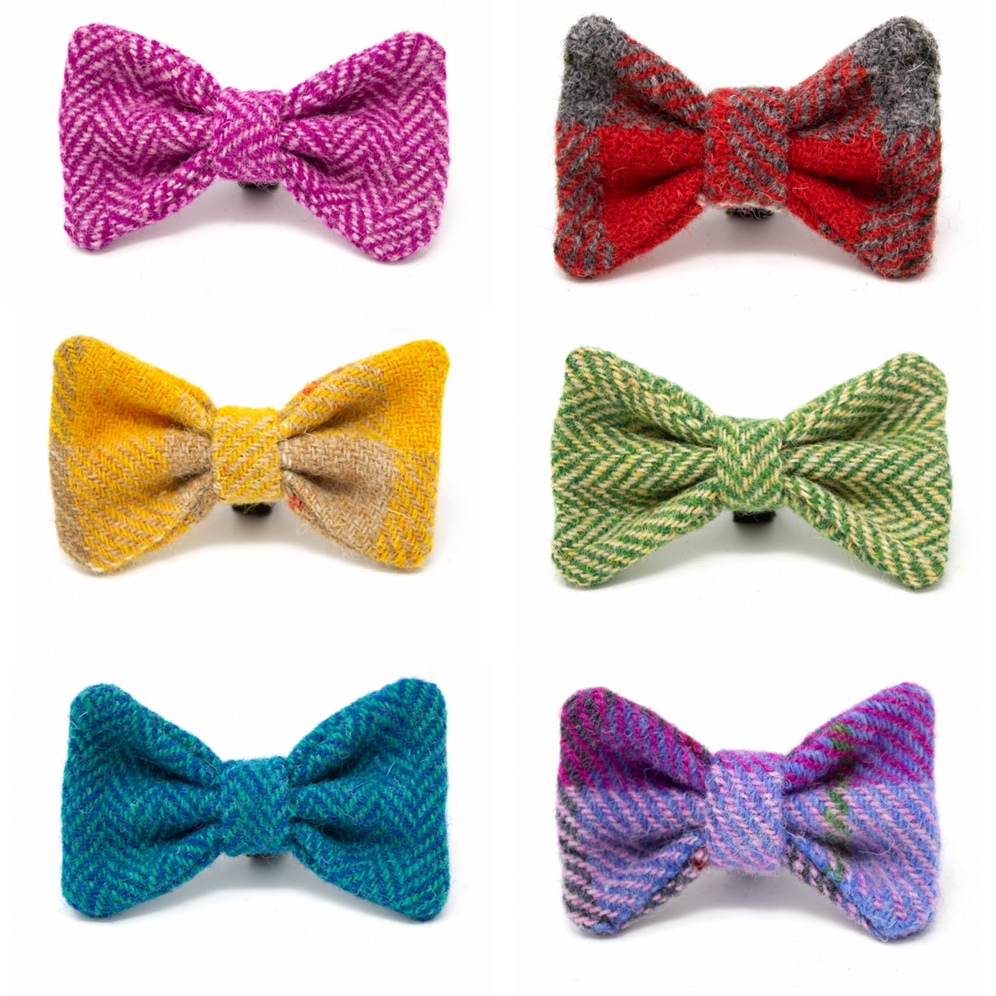 Harris tweed dog bow tie hotsell