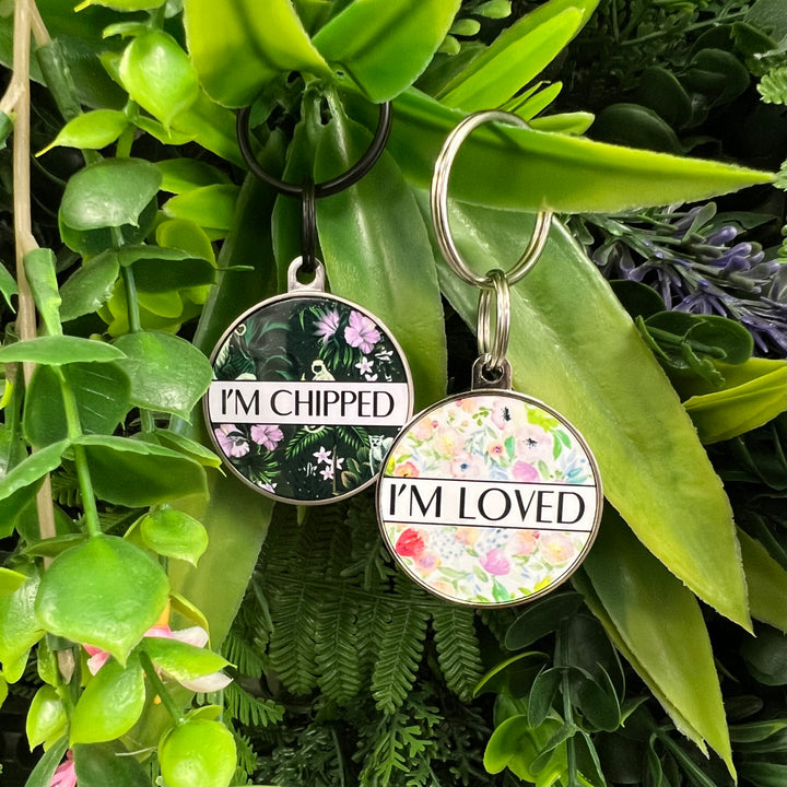 'Brush It Off' - Camo matching Pet Tag