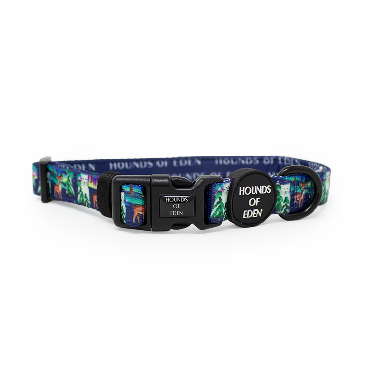 Polar Lights - Navy Polar Bear Design Dog Harness