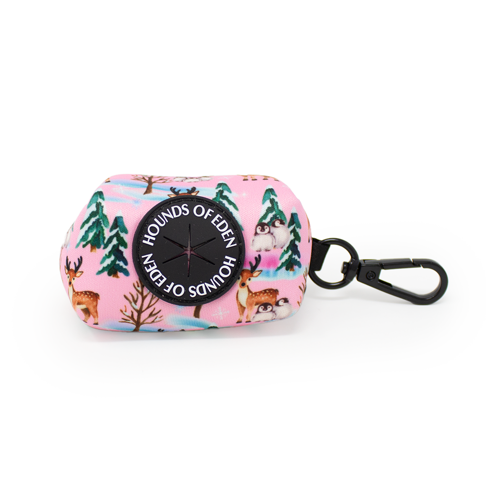 Aurora Nights - Collar para perro con diseño de pingüino rosa