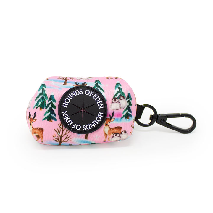 Aurora Nights - Collar para perro con diseño de pingüino rosa