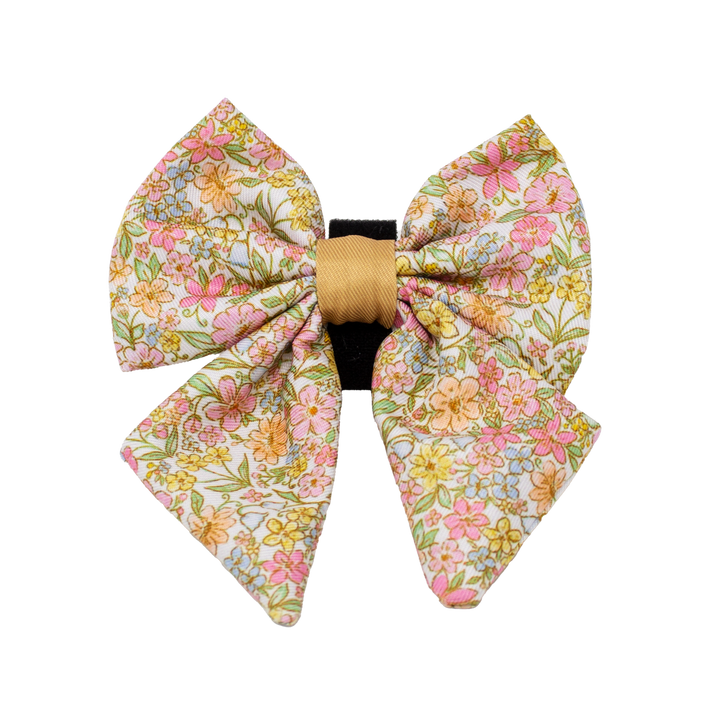 Pastel Petals - Dog Sailor Bow Tie