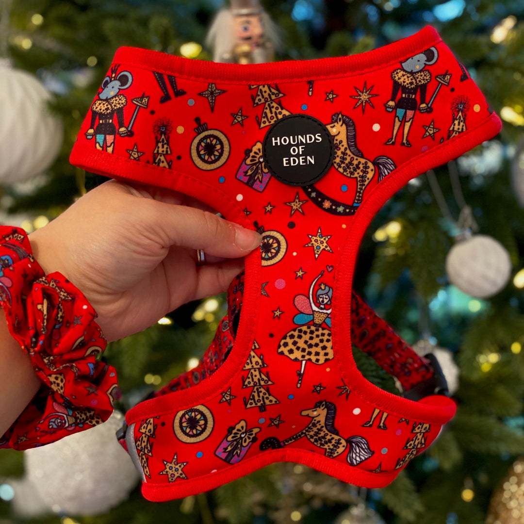 The Foxy Nutcracker - Christmas 'Jumper' Reversible Dog Harness