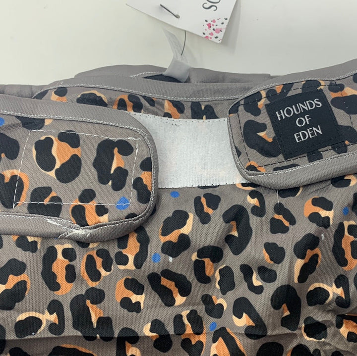 OUTLET-PANTALÓN HIGIENE TEMPORADA PARA PERROS LEOPARDO ACERO GRANDE-0116