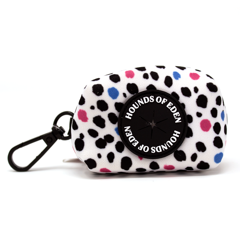 'Spot the Dog' - Pink, Blue & Black Spotted Dog Collar