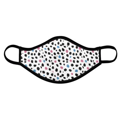 'Spot the Dog' - Pink, Blue & Black Spotted Dog Collar